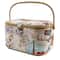 Dritz® Paris Extra Large Sewing Basket with Removable Tray